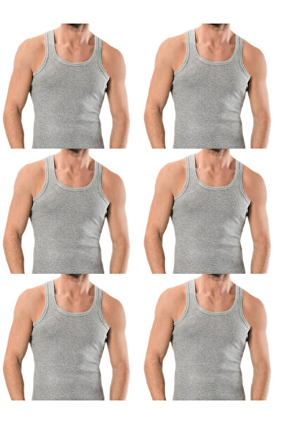 SÜSEN LİNGERİE 6 Pieces Men's Gray Rambo Athlete, Men's Innerwear, Men's Ramb...