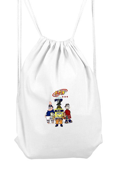 herotasarım Αθλητικό σακίδιο πλάτης Naruto Bob Sponge - BLL4729
