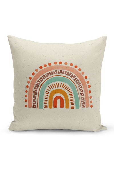Bertille Home Set of 4 Digital Printed Double Sided Children's Baby Throw Pillow Covers