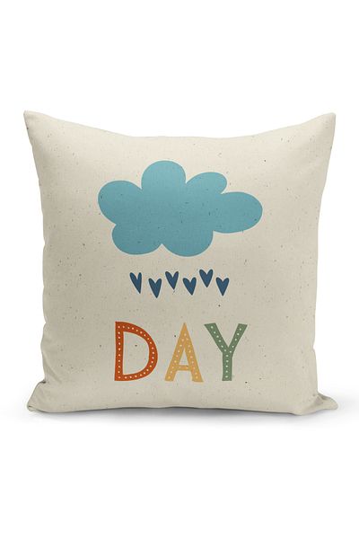 Bertille Home Child Baby Double Sided Digital Printed 4-Piece Throw Pillow Case Set (Kids Children Cushion Cover)