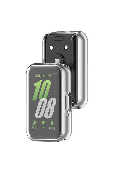 NANOSPACE Samsung Galaxy Fit 3 - حافظة سيليكون ملونة متوافقة مع حافظة الحماية الكاملة
