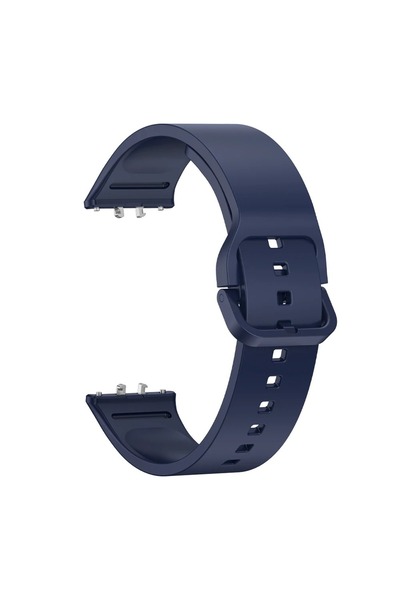 NANOSPACE Samsung Galaxy Fit 3 İle Uyumlu Silikon Spor Kordonlu Klasik Kayış ...