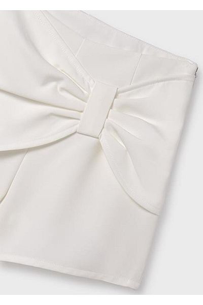 MAYORAL Pantaloni cu fusta creponata crem pentru fete 06940-030