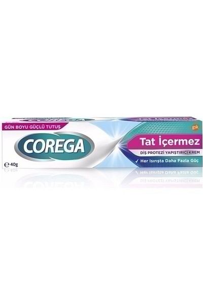 Corega أنبوب كريم لاصق 40 جرام خالٍ من الطعم
