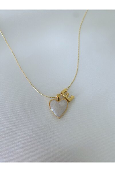 Asia by Leuvoié Asia By Leuvoie E Harfli Sedefli Kalp Kolye