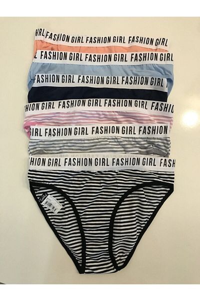 Tutku Γυναικεία Σλιπ μπικίνι FASHION GIRL με σχέδιο 12 Συσκευασία