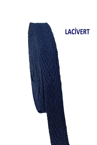 U5 FASHION Μήκος 20 μέτρα 1 εκατοστά πλάτος Houndstooth Extrafor Navy Blue στενή υφασμένη κορδέλα