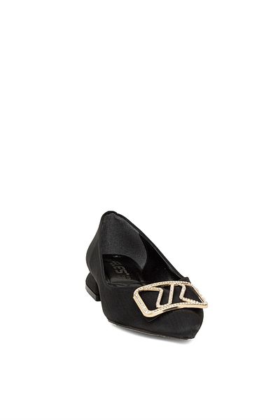 FELES 077-608-2S Pantofi clasici cu toc pentru femei negri