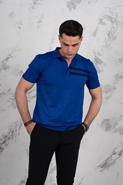 AKÇAYLAR Поло з мікрофіламентної тканини, облягаючий, чоловічий футболка