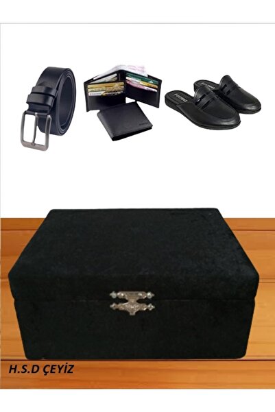 Sonem Çeyiz Slippers Dowry Crate Makeup Groom Slippers 1408