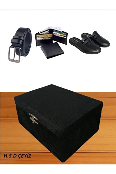 Sonem Çeyiz Slippers Dowry Crate Makeup Groom Slippers 1408