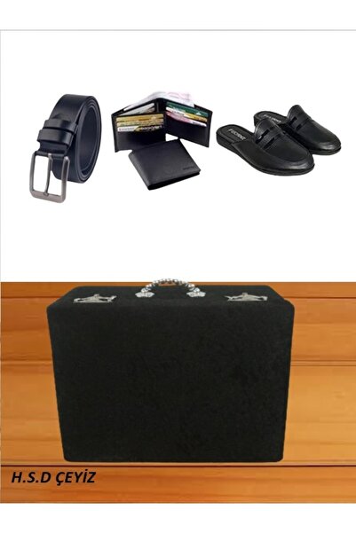 Sonem Çeyiz Slippers Dowry Crate Makeup Groom Slippers 1410