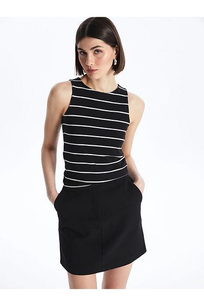 LC Waikiki LCW Vision Crew Neck Striped Women's Tank Top