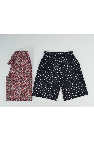 Kidiba Girl's 2-Piece Helen Patterned Accessory with Cord 5-16 Years Capri