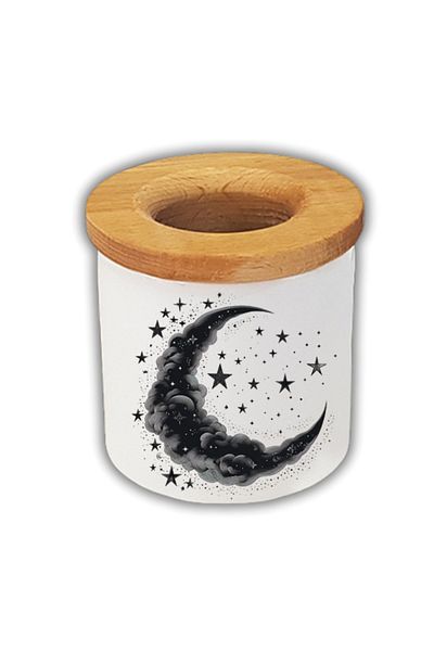 lili hediyelik Μολυβοθήκη με στάμπα Black Moon and Star