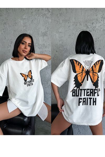 ESSFASIHON Φούτερ Unisex Oversize με στάμπα