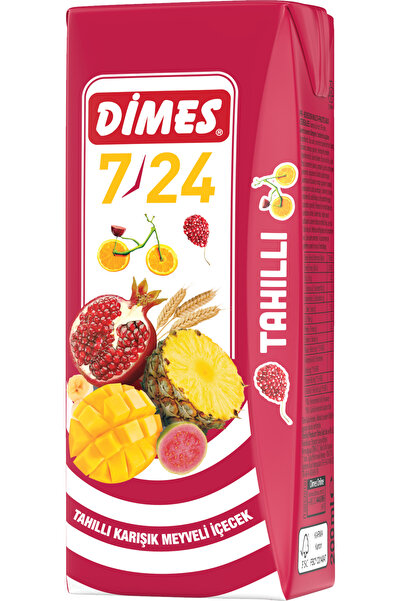 Dimes 7 / 24 Tahıllı Karışık Meyveli Meyve Suyu 200 ml X 27 Adet