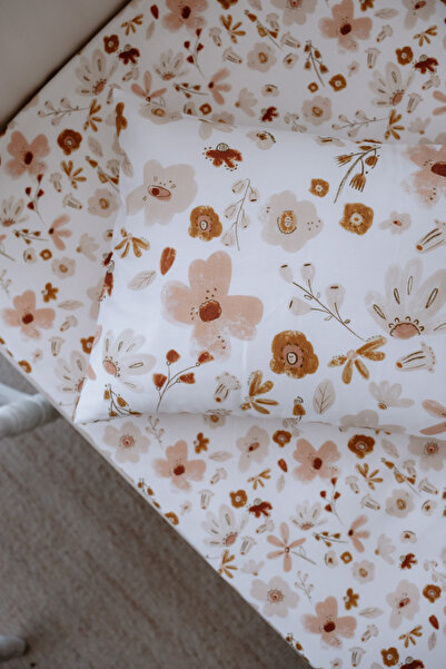 NOU Flower Garden Organic Single Fitted Sheet Set - Floral Joys