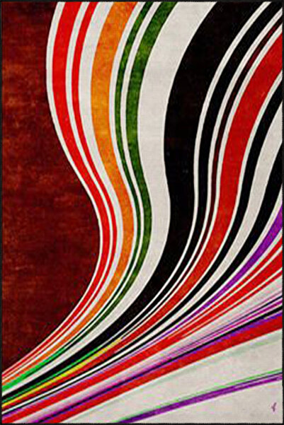 Rugs Modern Halı Covor țesut vopsit în culori pastelate mixte 4461