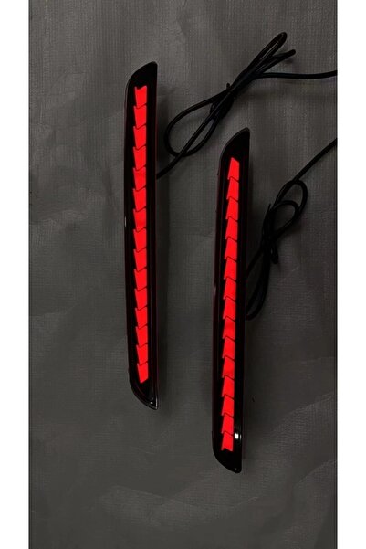 Genel Markalar 2022 CIVIC IÇIN ARKA TAMPON SIS LEDI - SMOKE Uyumlu