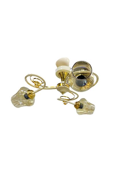 Altabi Cream Colored 3-Piece Dron Chandelier Set