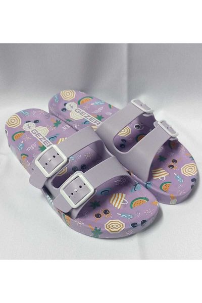 GEZER ANATOMIC SOLE ADJUSTABLE BUCKLE SLIPPERS