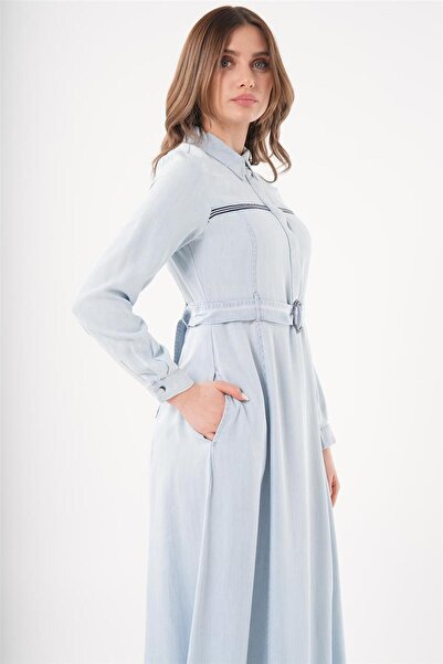 Kayra Dress-Indigo KY-B23-83020-39