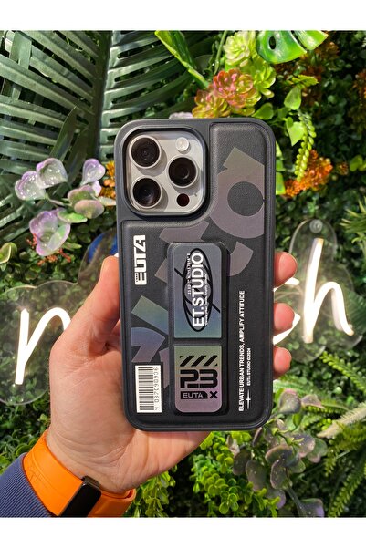 NFTECH IPHONE 15 PRO MAX UYUMLU KILIF PREMİUM KORUYUCU KILIF EUTA STANDLI 1. ...