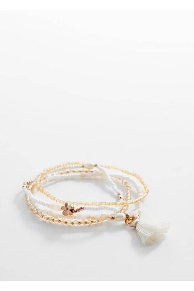 MANGO Kids Gold-Colored Bangle for Kids