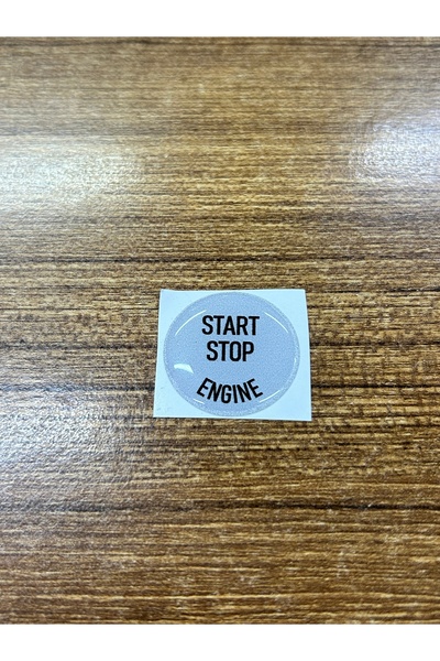 APEXİ BMW E60 E70 E71 E87 E90 E92 GRİ START STOP STICKER ÜSTÜNE YAPIŞTIRMA