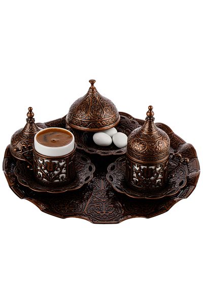Demmex Turkish Coffee Espresso Cup Set 2 Pieces Coffee Groom Presentation Set Engagement Girl Prompt Full Coffee Presentation
