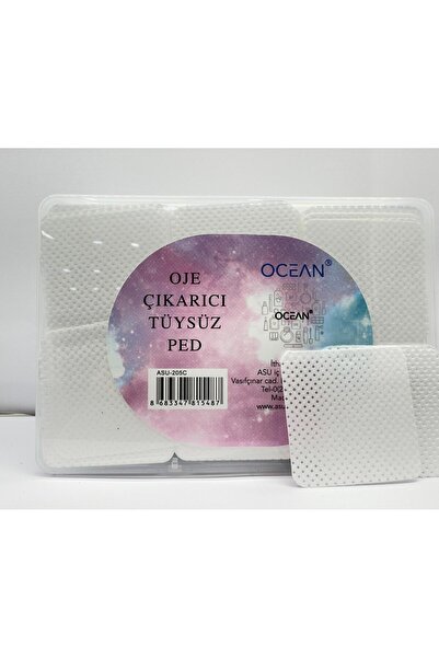 Limmons Oje Çıkarıcı Tüysüz Ped Tırnak Temizleme Mendili 1000'li