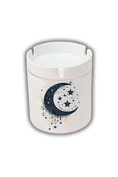 lili hediyelik Scrumieră imprimată cu stele legate de lună