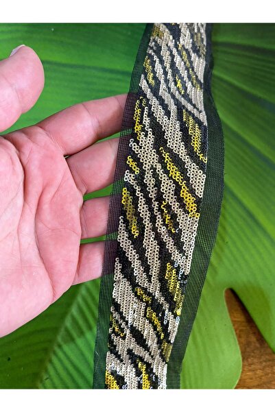 Gönülden Tasarım EN 5 CM LEOPARD PAILLETTES CUSUTĂ BĂTĂ ACCESORIUL ÎMbrăcămintei