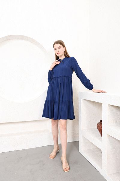 İKLİM LİFE Layered Hijab Long Sleeve Tunic