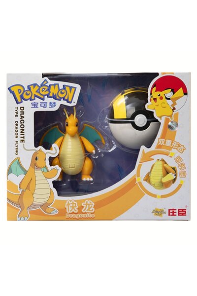 ThreeMB Toys بوكيمون الأصلي المرخص قزم الكرة دراجونيت