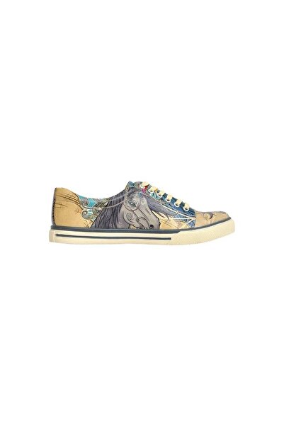 Dogo Γυναικεία Vegan δερμάτινα πολύχρωμα αθλητικά παπούτσια - I Believe In Unicorns Design