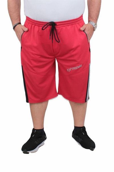 Starbattal Men's Plus Size Capri Shorts Extreme 24641 RED