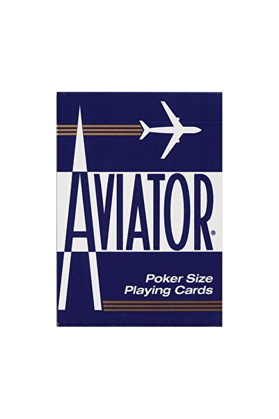 Bicycle Aviator Poker Game Card - Blue Colored Deck