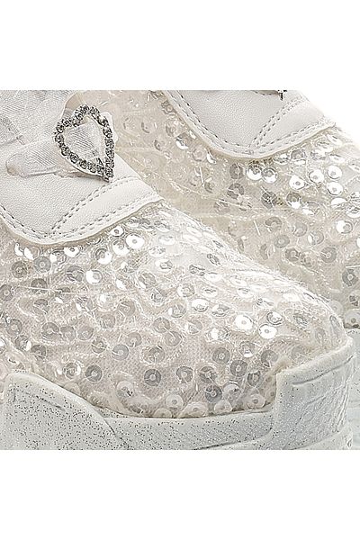 Ayakkabı Tutkusu Stilo ® White Hidden Heels Comfortable Design Bridal Shoes 12cm Hidden Heel Inside