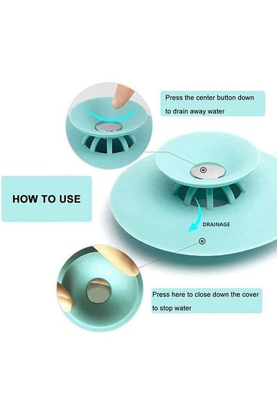 winlauyet 5 Pieces Bathroom and Kitchen Zenin Strainer Sink Strainer