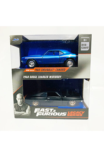 Jada سلسلة Fast&Furious Legacy Series شيفروليه كامارو + 1968 دودج تشارجر حزمة...