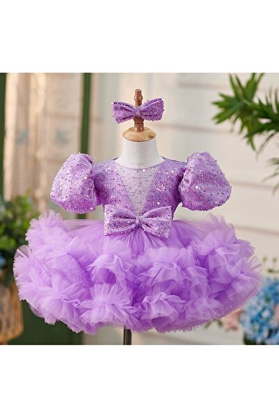 Da&Mira فستان مرصع بأكمام بالون للأطفال من Koz