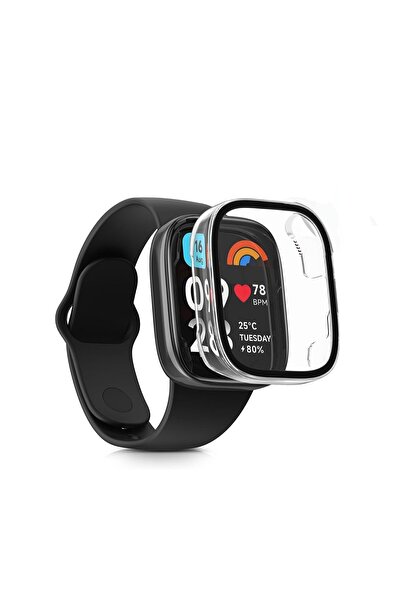 İncisoft Xiaomi Redmi Watch 3 Active Uyumlu Kasa Ve Ekran Koruyucu 360 Tam Ko...
