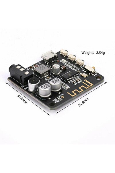 TLS Robotik Bt5.0 Pro Bluetooth Ses Alıcı Kartı Bluetooth 5.0 Mp3 Modülü Pro (mikrofonlu)