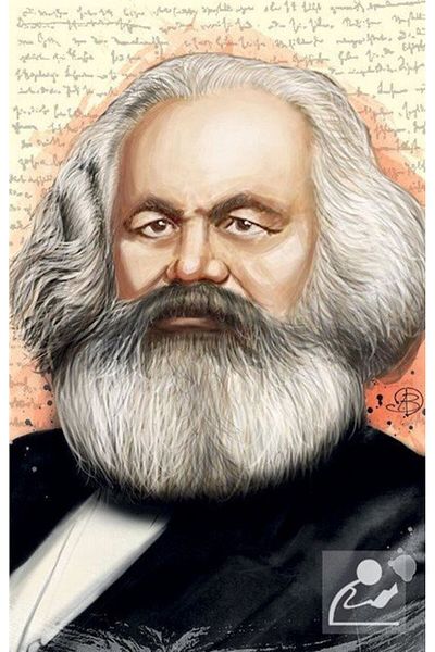 Aylak Adam Hobi Karl Marx - Caiet cu copertă moale
