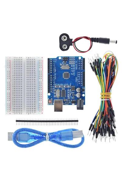 Arduino Uno R3 Ekonomik 6 Parça Başlangıç Seti