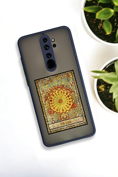 mooodcase Xiaomi Redmi Note 8 Pro Uyumlu The Sun Deer Desenli Buzlu Şeffaf Lüx Telefon Kılıfı