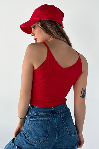 MODAGEN Women's Strappy Knitwear Crop Body