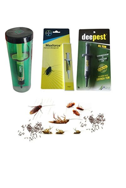 Bayer Maxforce/fibrodemjel/deepest Jel Yem Set 3'lü/hamamböceği Ve Karınca Ilaçları